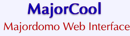 VPS v2: MajorCool: Majordomo Web Interface
